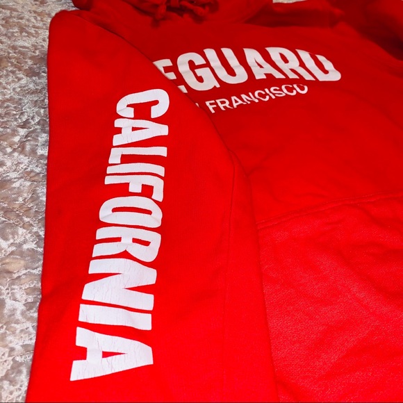 Lifeguard Sweatshirt | Red - Picture 3 of 3